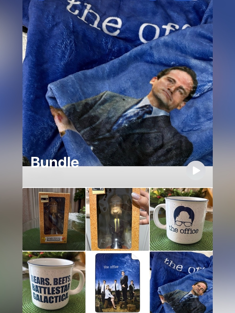 The Office Bundle | Blanket✅ Mug ✅ Bobble Head✅